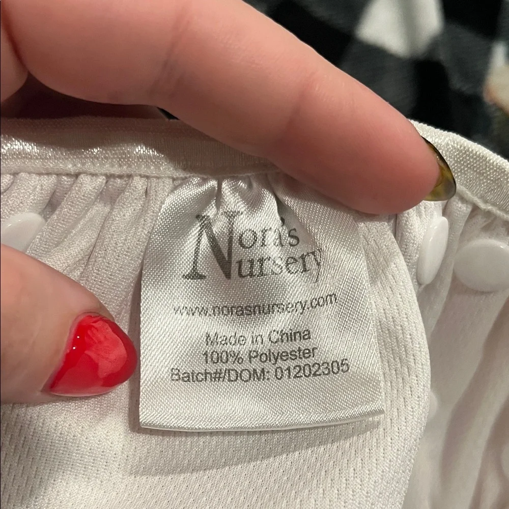 B51 Neutral Nora’s Nursery Cloth Diaper Cover— EUC